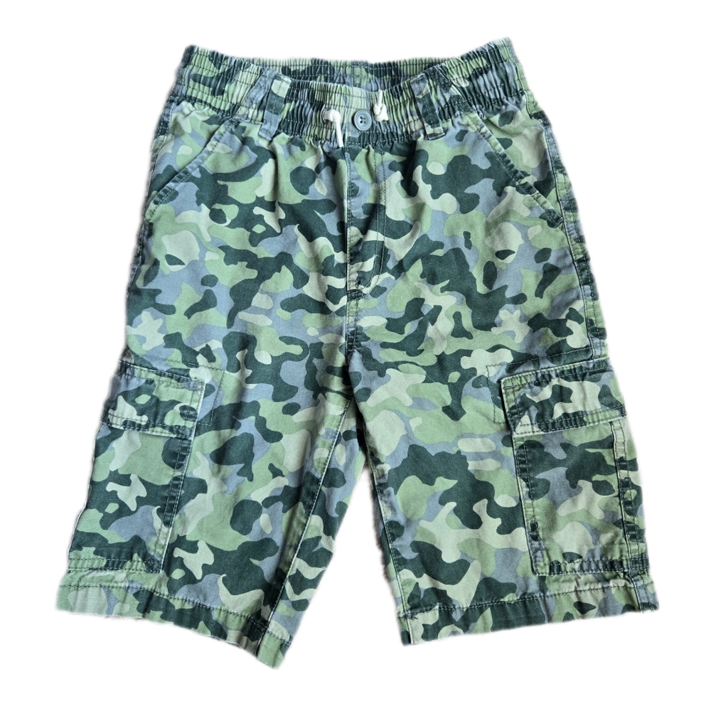 Children's Place Camouflage Cargo Shorts for Kids Slim
